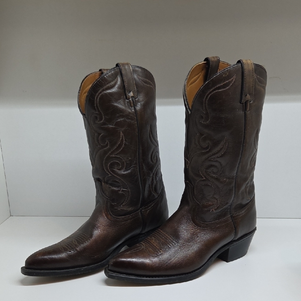 Men's Brown Cowboy Boots 9EW